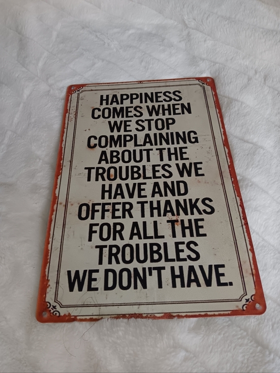 Other - Wall deco inspirational Quote Stylo Vintage Nwt
